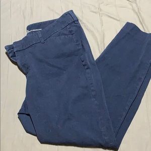 Blue pixie ankle pants
